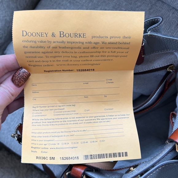 Dooney & Burke Pebble Leather Brenna - Picture 15 of 16